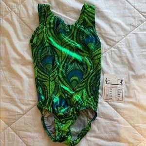 Gymnast leotard bodysuit